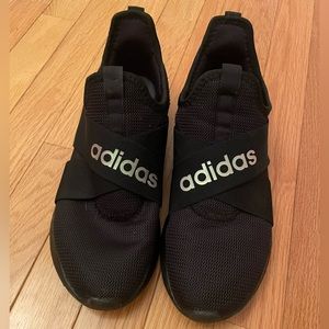 adidas Black Slip-On Sneakers